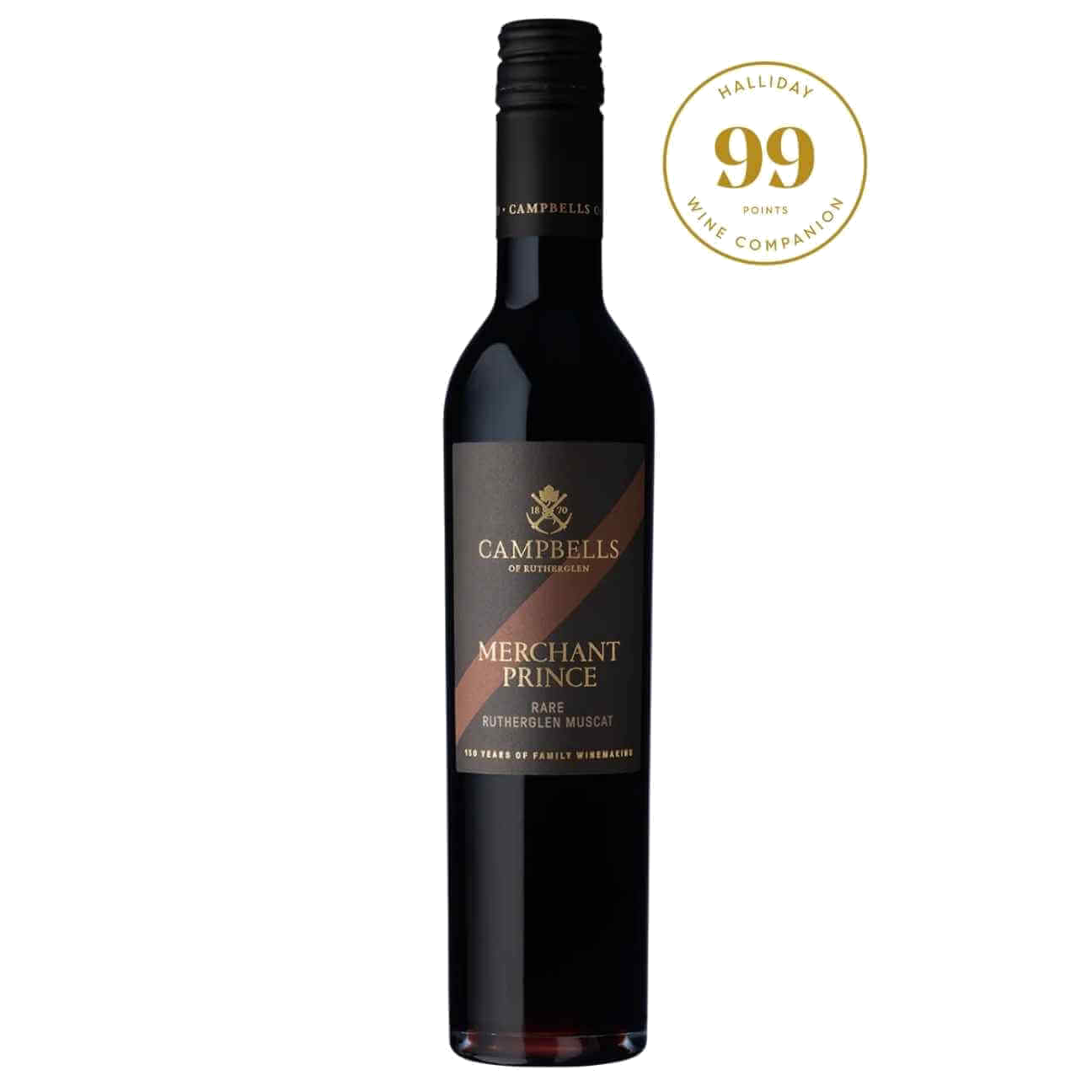 Campbells Merchant Prince Rare Muscat 375ml (3 bottles) Rutherglen, VIC