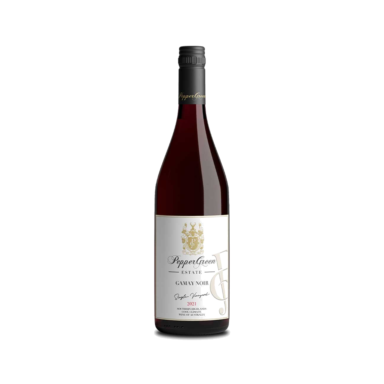 PepperGreen Estate 2021 Gamay Noir Single Vineyard (6 Bottles) Southern Highlands, NSW