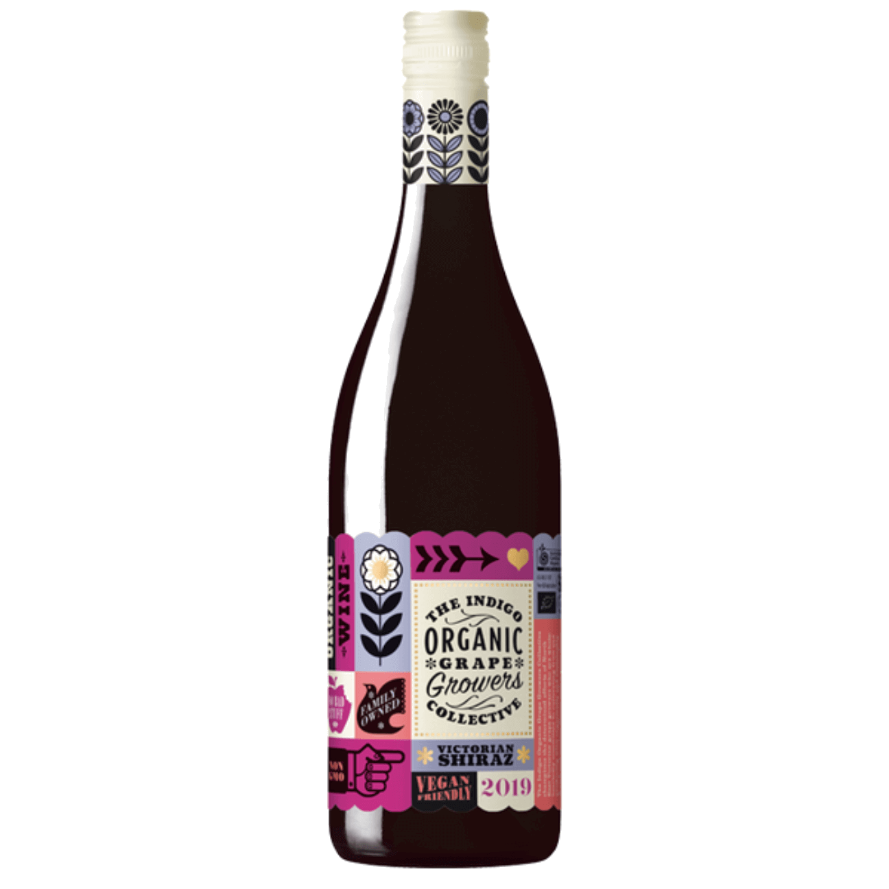 Indigo Organic Shiraz 2019 (12 Bottles) Glenrowan, VIC