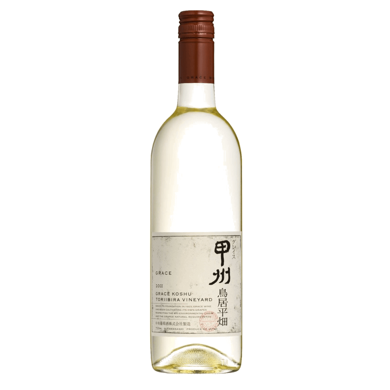 Grace Wines Toriibira Vineyard Koshu 2021 (6 Bottles) Yamanashi, Japan