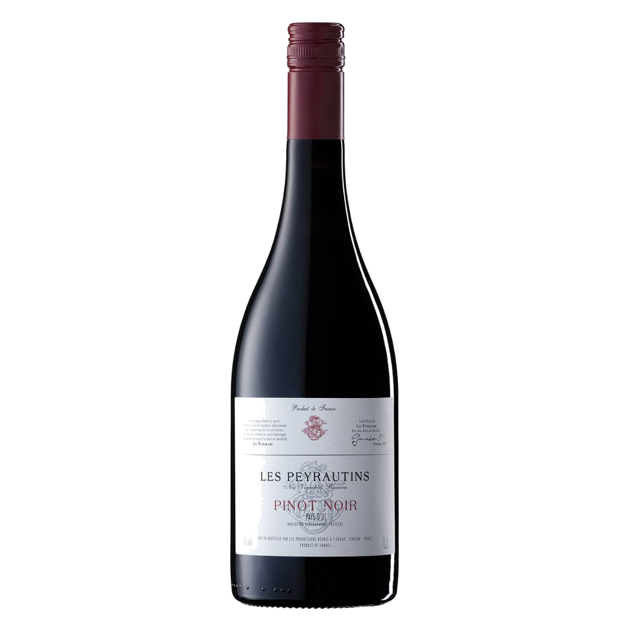 Les Peyrautins Pinot Noir NV (12 Bottles) Languedoc-Roussillon, France