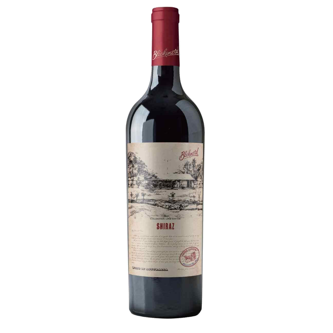 Blickinstal Love Letter Shiraz 2024 (12 Bottles) South Australia
