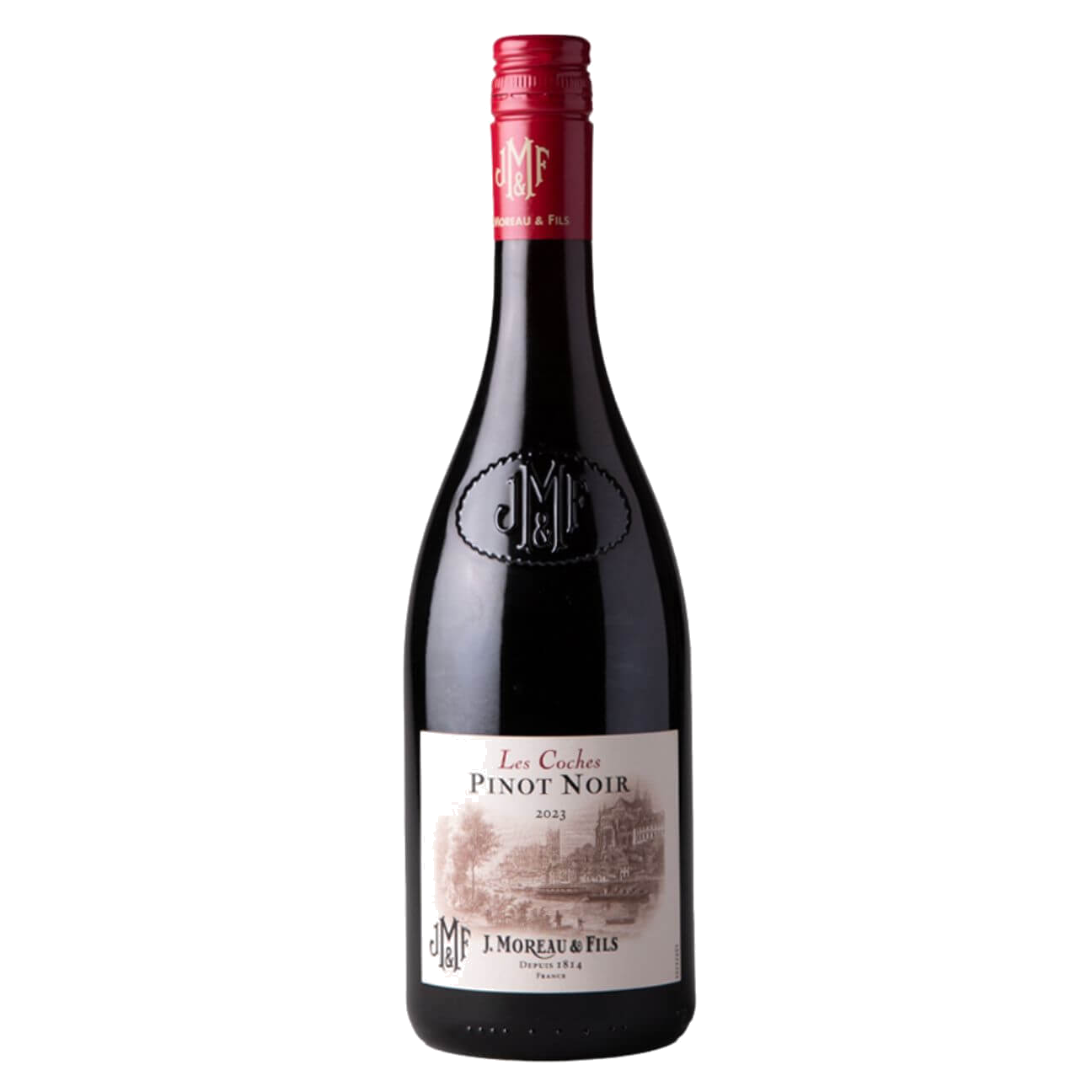 J. Moreau & Fils Les Coches Pinot Noir 2023 (12 Bottles) Chablis, France