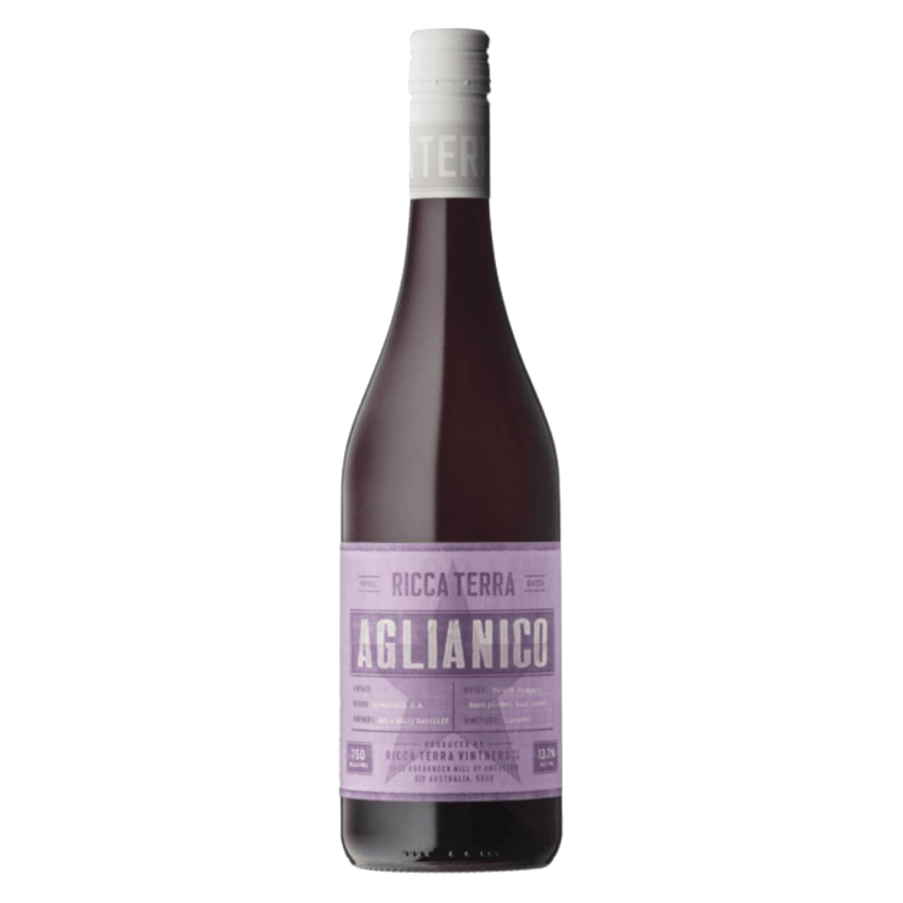 Ricca Terra Aglianico 2023 (12 Bottles) Riverland, SA