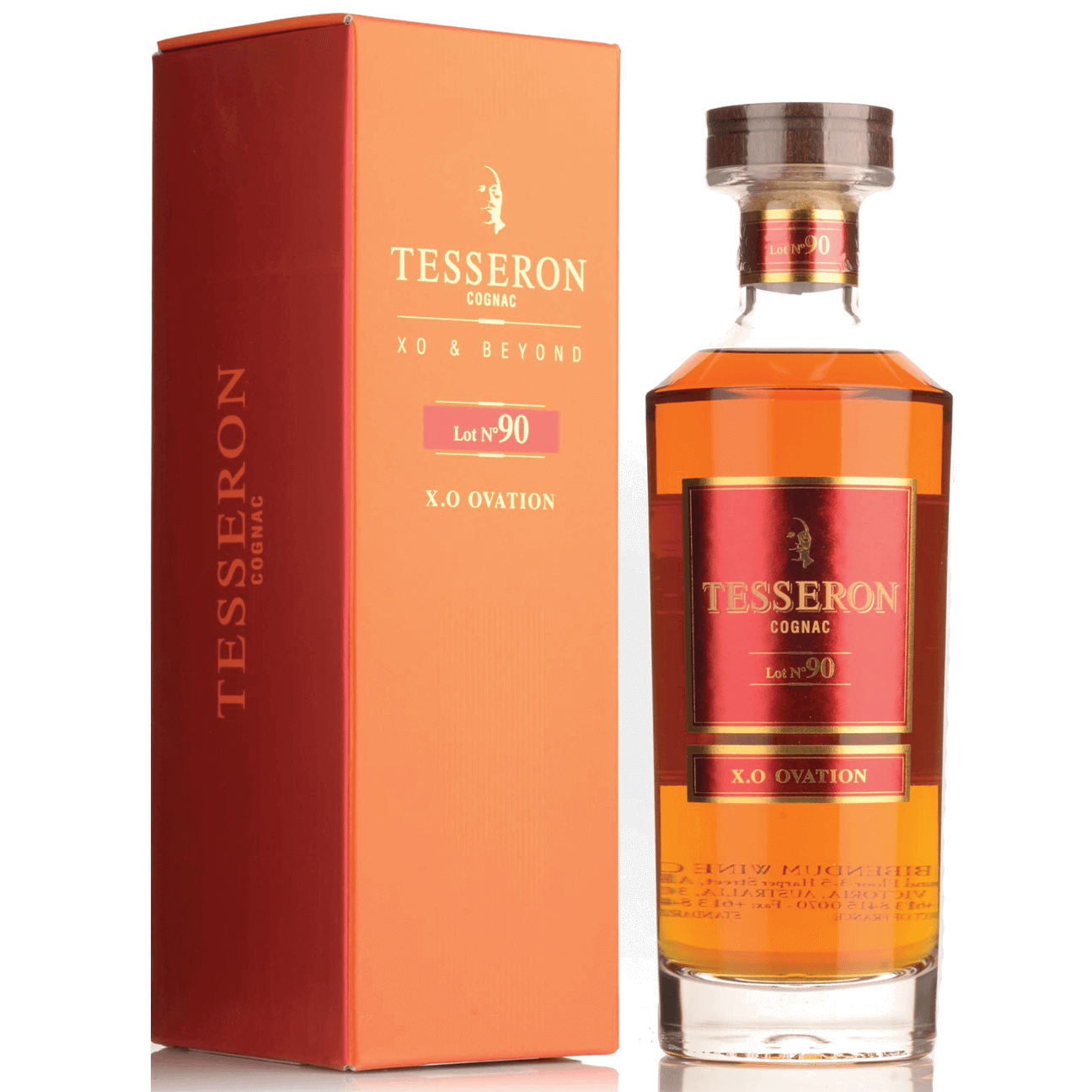 Cognac Tesseron Lot 90 XO Ovation (3 Bottles) Cognac, France
