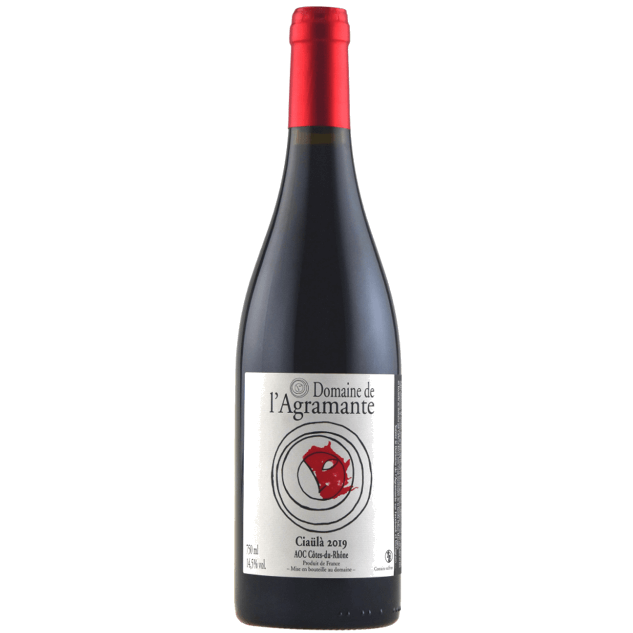 Domaine de l'Agramante Cuvée Ciaülà Rouge 2023 (6 Bottles) Côtes du Rhone, France