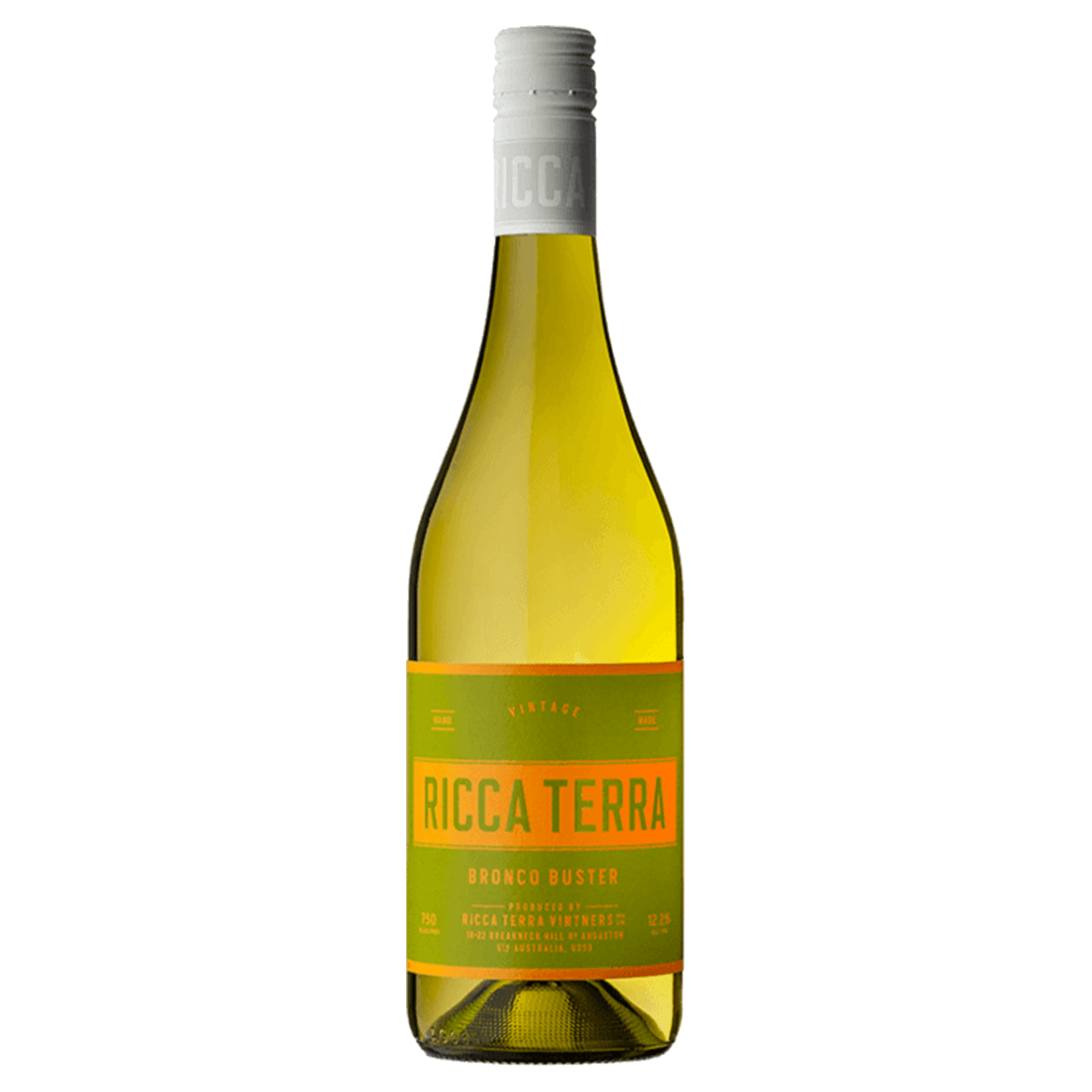 Ricca Terra Bronco Buster Fiano Vermentino Greco 2024 (12 Bottles) Riverland, SA