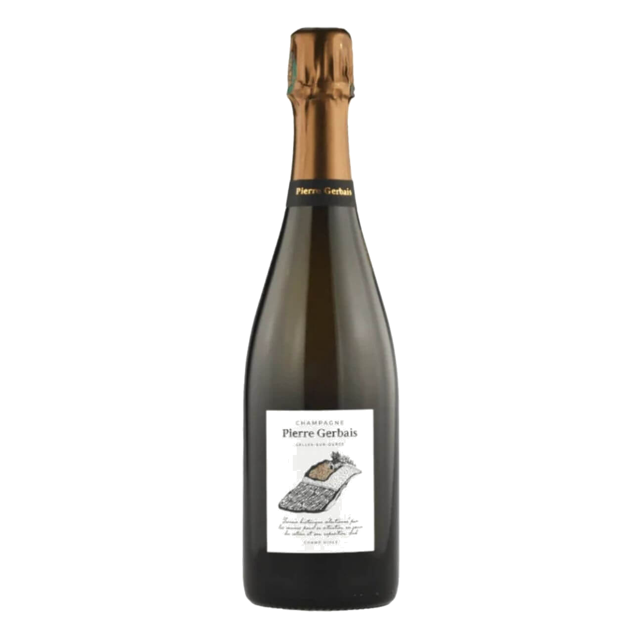 Pierre Gerbais Champs Viole Lieu Dit Blanc de Blanc Extra Brut NV (6 Bottles) Champagne, France