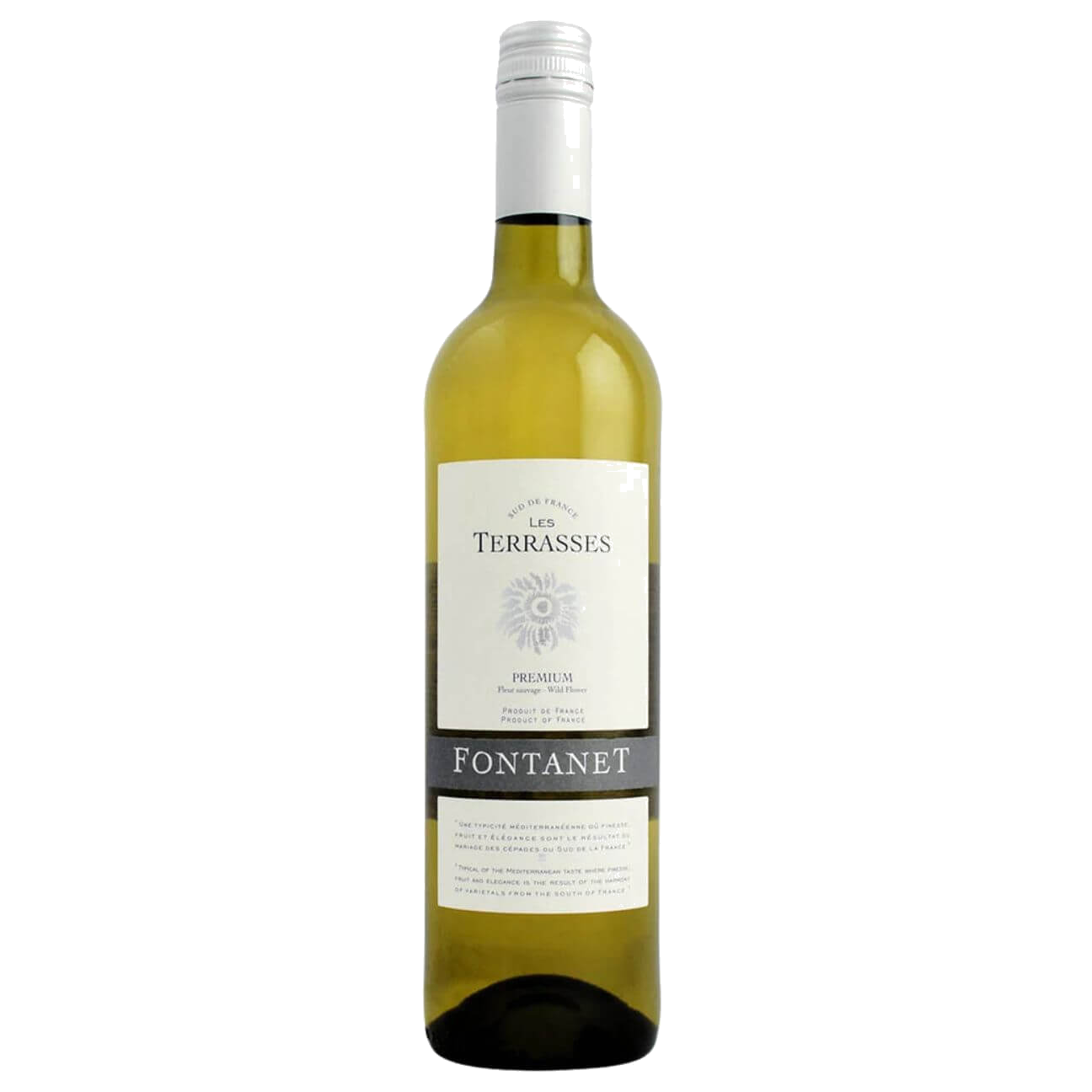 Fontanet Les Terrasses Blanc 2023 (12 Bottles) Languedoc, France
