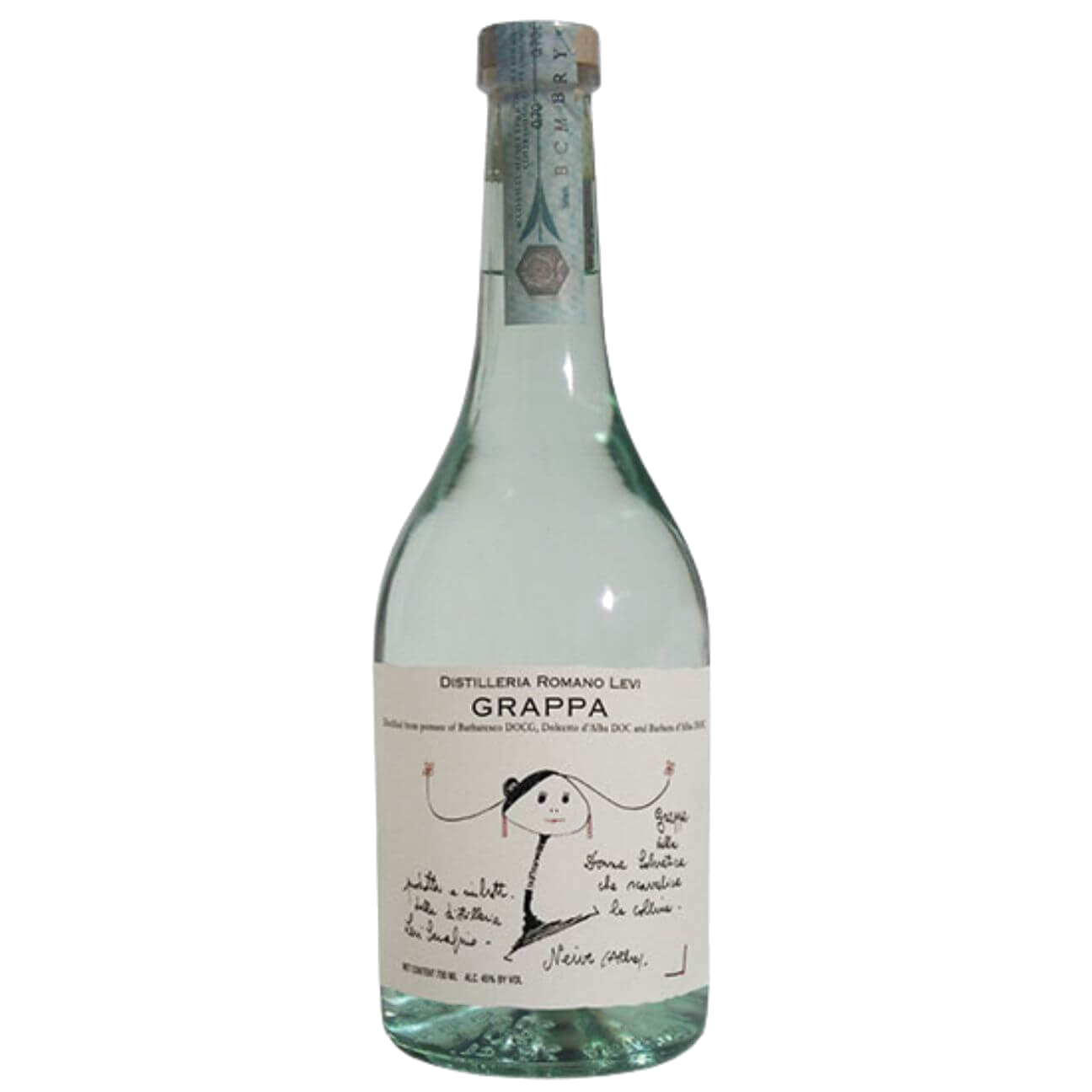 Levi Serafino Grappa Classica Bianca (1 Bottle) Piemonte, Italy