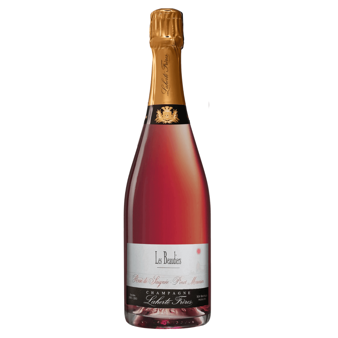 Champagne Laherte Frères Les Beaudiers Rosé de Saignée 2019 (6 Bottles) Champagne, France