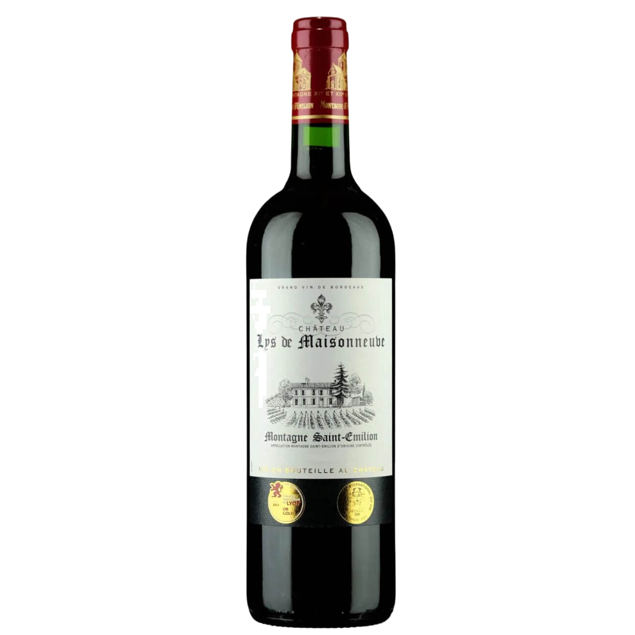 Château Lys de Maisonneuve Montagne Saint-Émilion 2023 (6 Bottles) Bordeaux, France