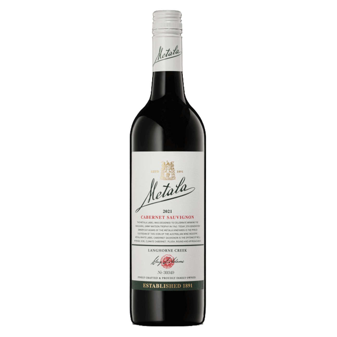 Metala Wines Cabernet Sauvignon 2023 (6 Bottles) Langhorne Creek, SA