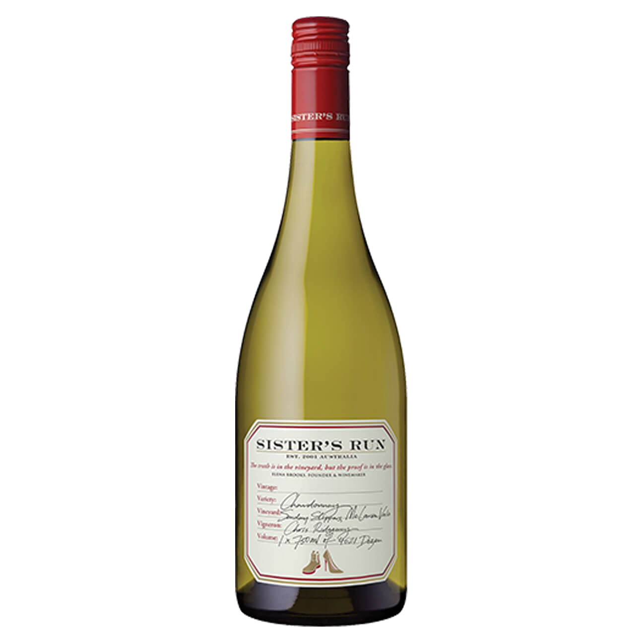 Sister's Run Sunday Slippers Chardonnay 2024 (6 Bottles) McLaren Vale, SA