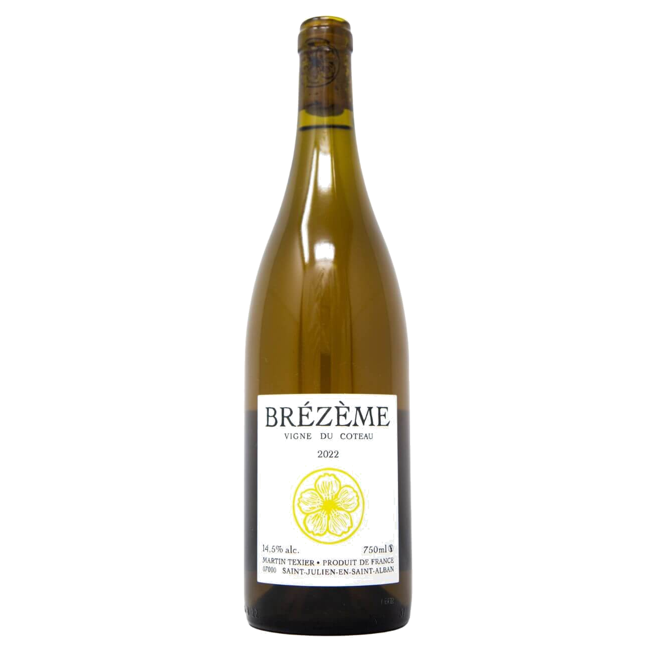 Martin Texier Cotes du Rhone Blanc Brezeme 2023 (12 Bottles) Rhone Valley, France
