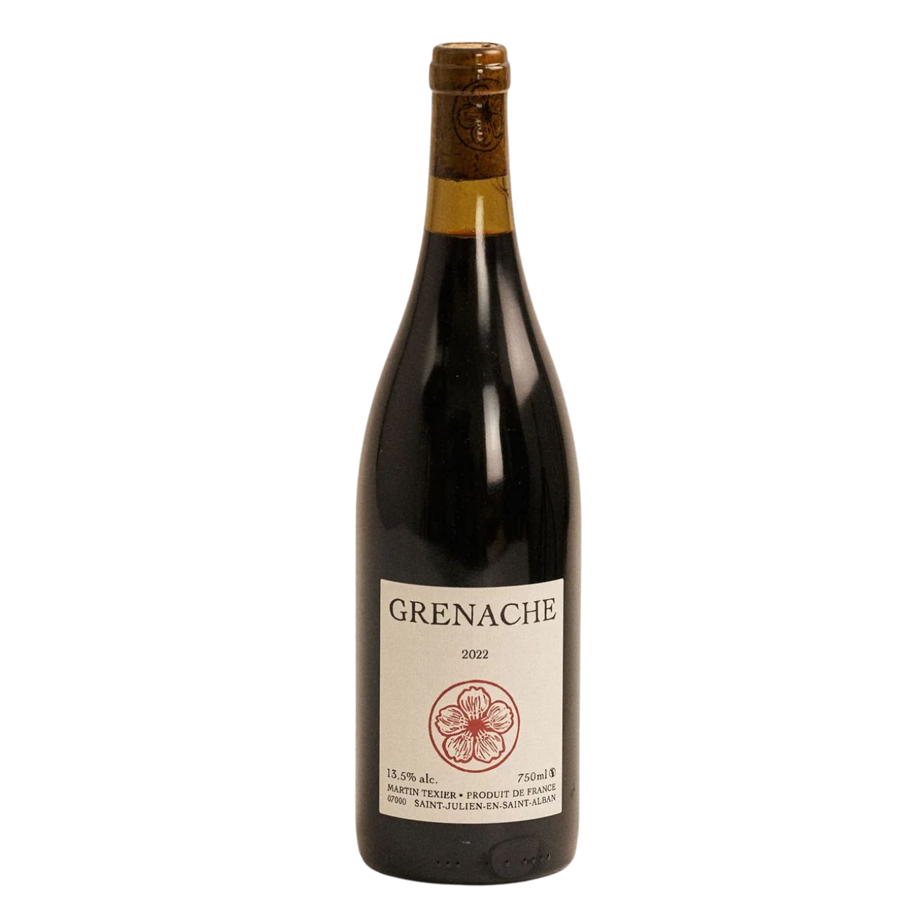 Martin Texier Vins de France Rouge Grenache 2022 (12 Bottles) Rhone Valley, France