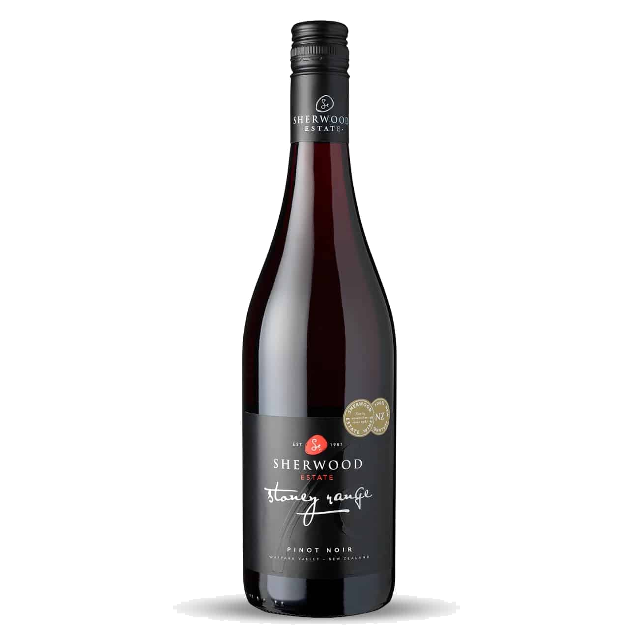 Sherwood Estate Wines "Stoney Range" Pinot Noir 2023 (12) Waipara, New Zealand