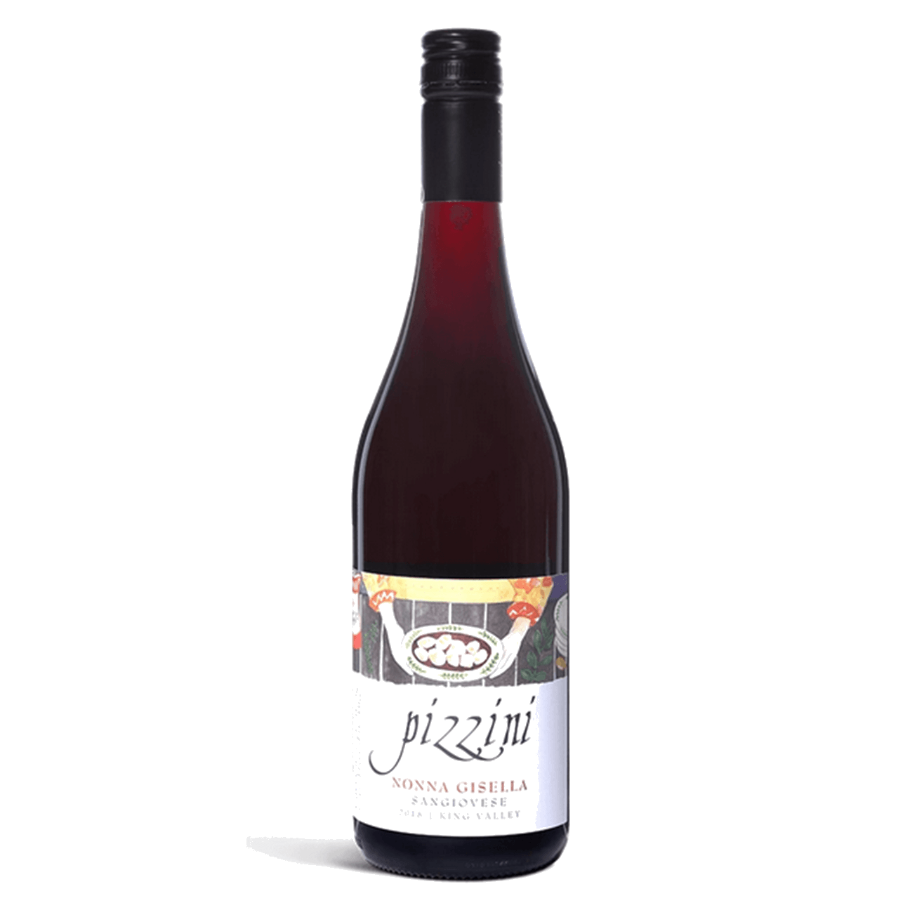 Pizzini Wines Nonna Gisella Sangiovese 2024 (12 Bottles) King Valley, VIC