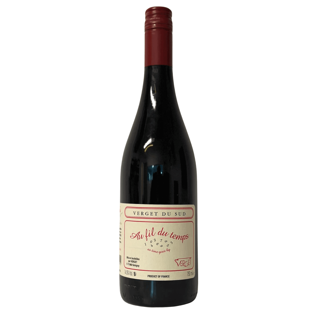 Verget du Sud Vin de France Au Fil du Temps Rouge NV (6 Bottles) Rhone, France