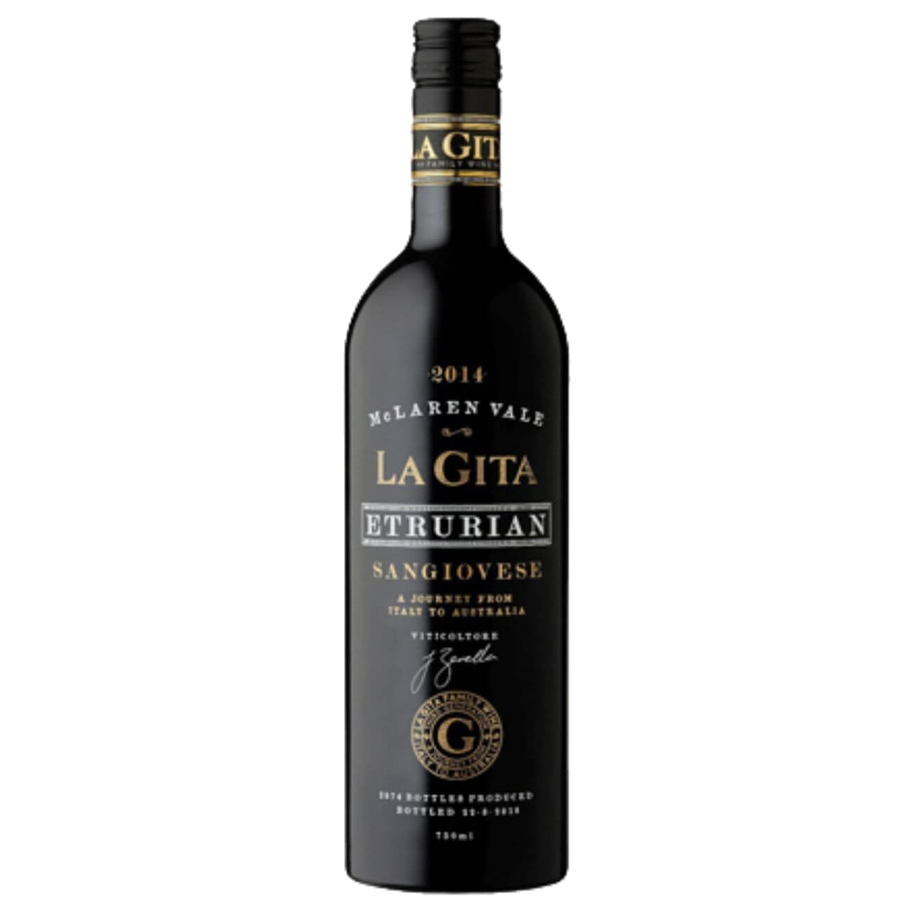 Zerella ‘La Gita Etrurian' Sangiovese 2016 (6 Bottles) McLaren Vale, SA