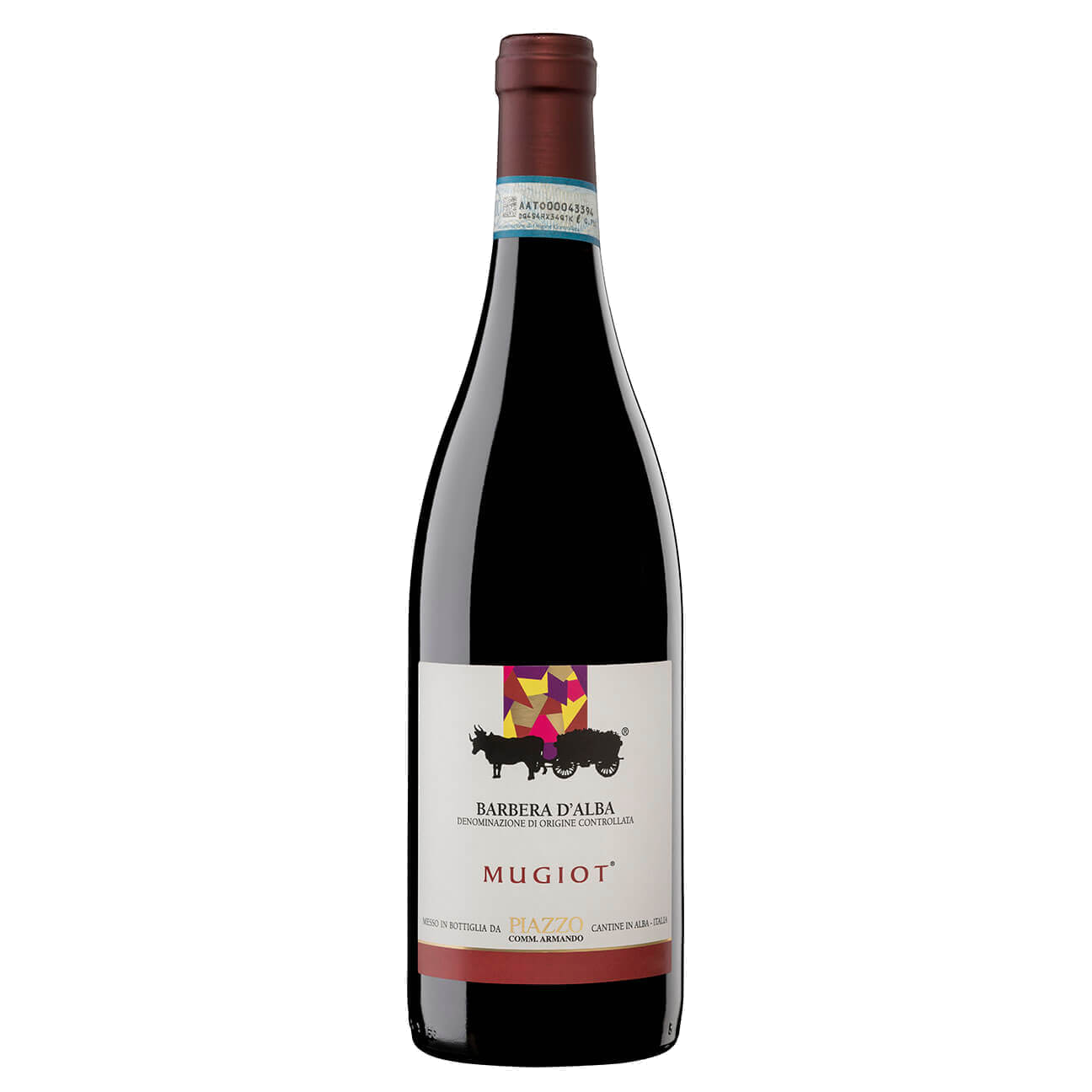 Piazzo Armando Barbera D’Alba Superiore Mugiot DOC 2021/2022 (12 Bottles) Alba Piedmont, Italy