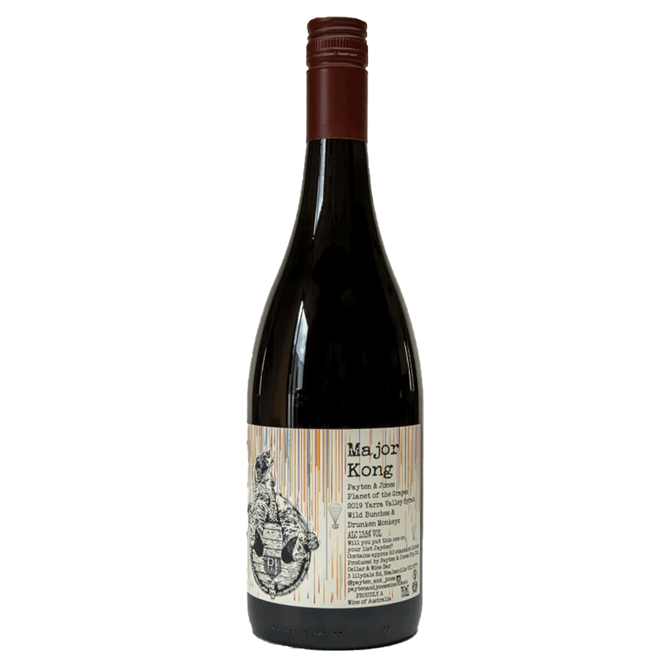 Payten and Jones Major Kong Syrah 2023 (6 Bottles) Yarra Valley, VIC