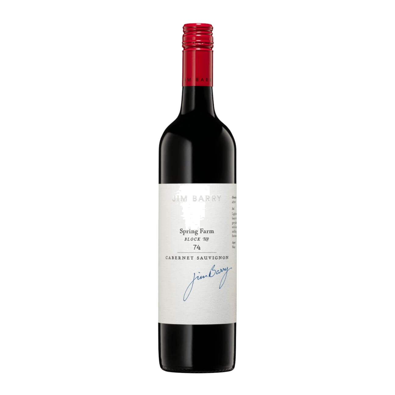 Jim Barry Spring Farm Block 74 Cabernet Sauvignon 2022 (3 Bottles) Clare Valley, SA