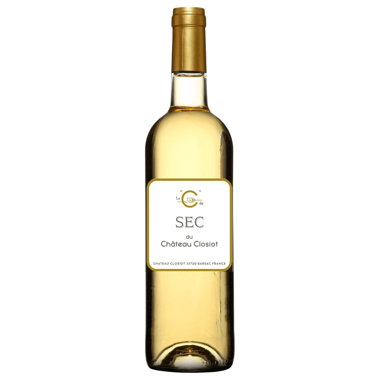 Chateau Closiot 'Le C de Sec' Bordeaux Blanc 2024 (12 Bottles) Bordeaux, France