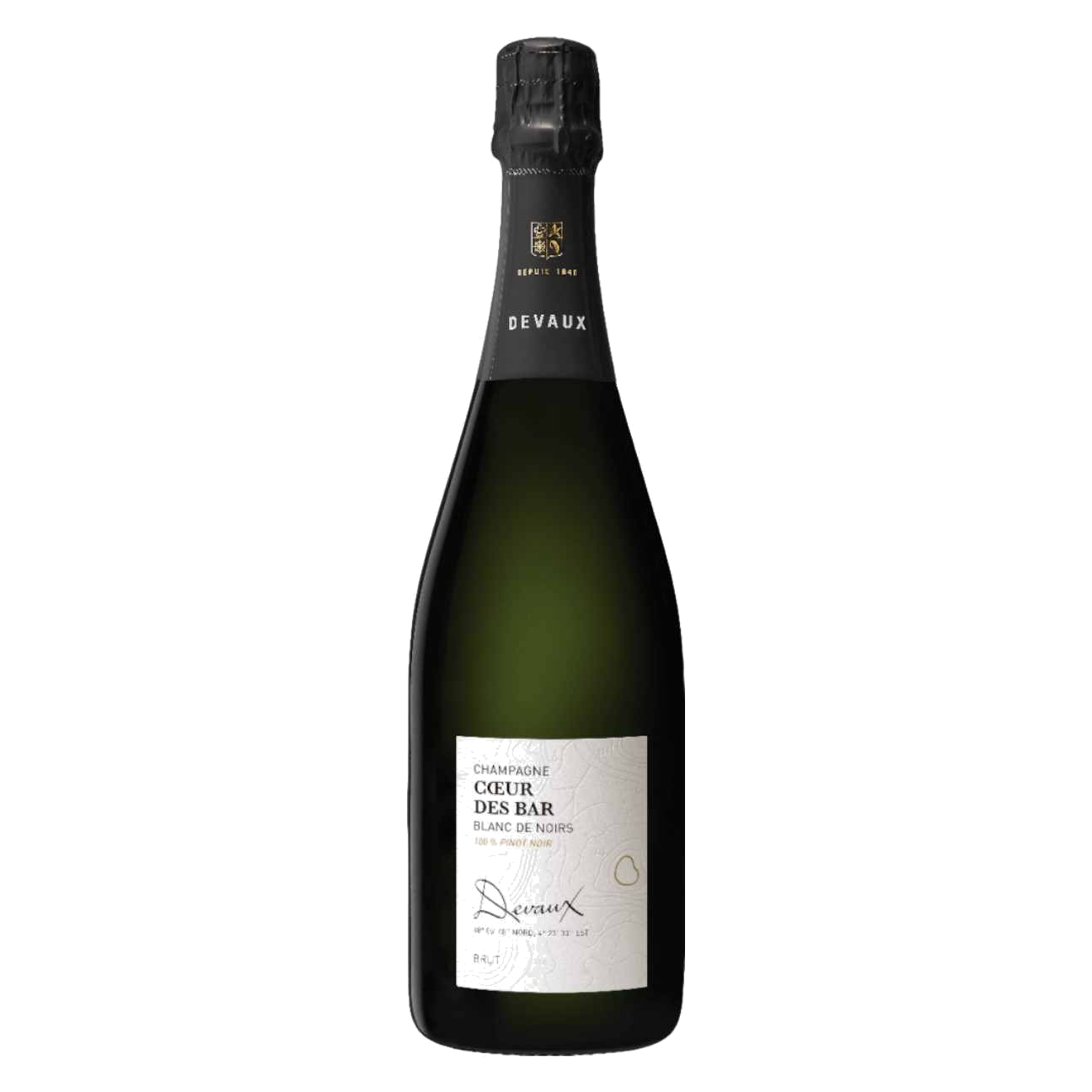 Devaux Cote des Bar Blanc de Noirs Coeur des Bar NV (6 Bottles) Champagne, France