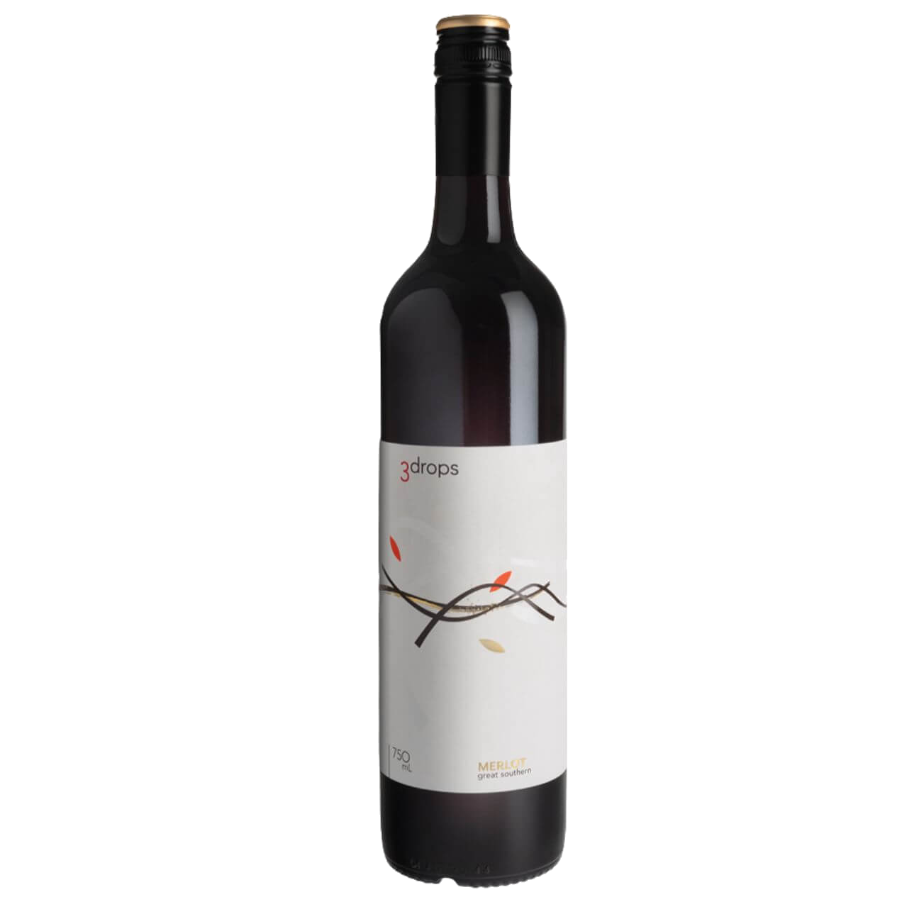 3drops Merlot 2023 (12 Bottles) Great Southern, WA
