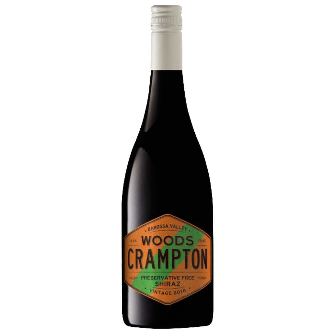 Woods Crampton Preservative Free Shiraz 2020 (6 Bottles) Barossa Valley, SA
