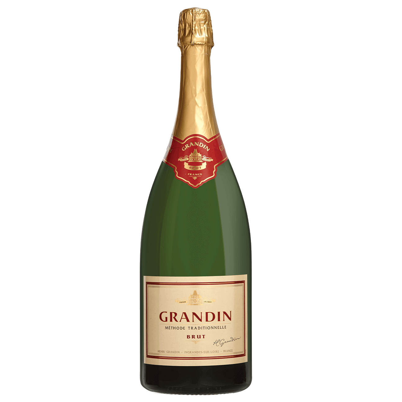 Grandin Méthode Traditionnelle Brut 1500ml (6 Bottles) Loire Valley, France