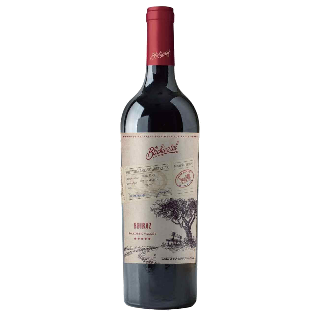 Blickinstal Boarding Pass Shiraz 2023 (6 Bottles) Barossa Valley, SA