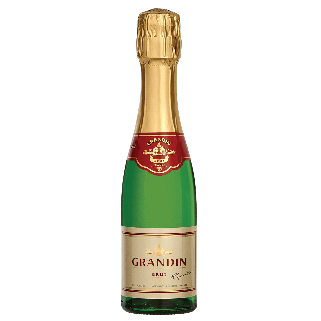 Grandin Méthode Traditionnelle Brut NV 200ml (24 Bottles) Loire Valley, France