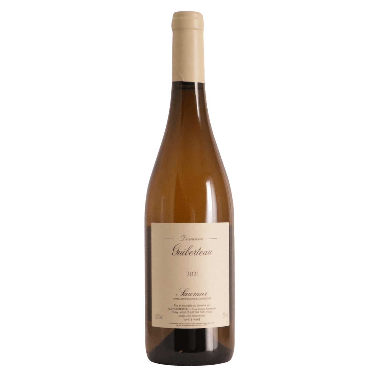 Domaine Guiberteau Saumur Brézé Blanc 2021 (6 Bottles) Loire Valley, France