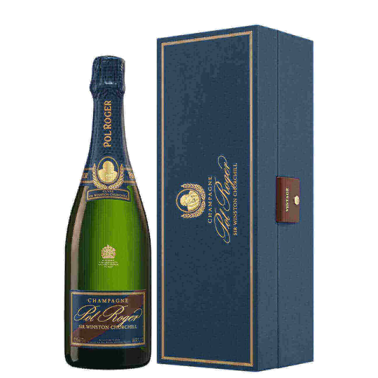 Pol Roger Sir Winston Churchill 2018 Gift Box (3 Bottles) Champagne, France
