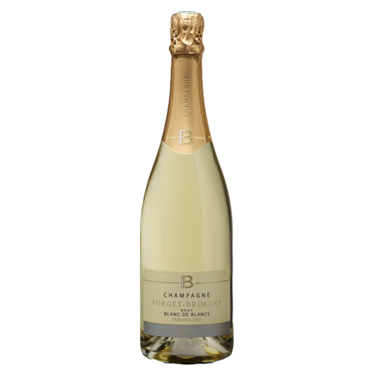 Forget-Brimont Brut Premier Cru Blanc de Blancs NV (6 Bottles) Champagne, France