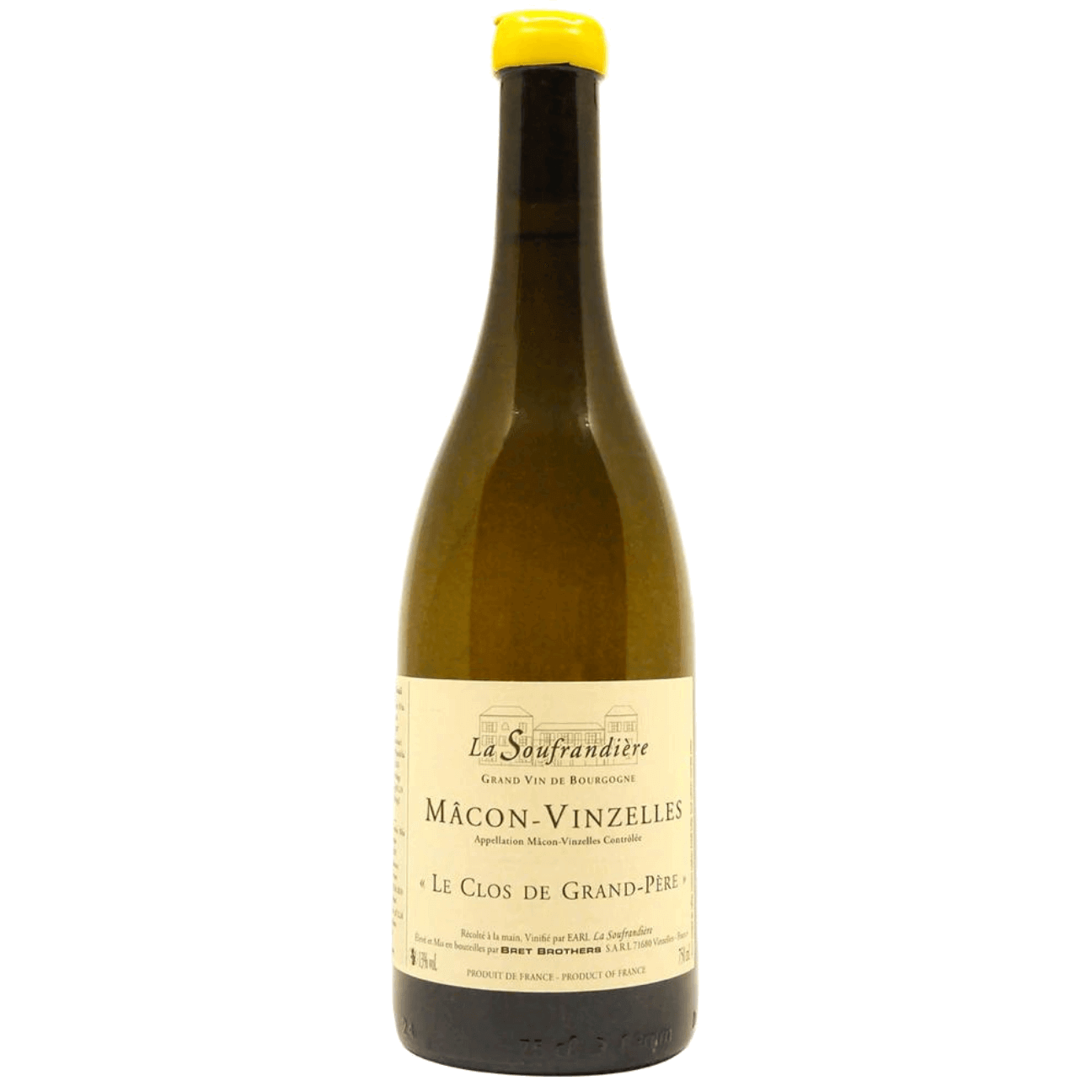 La Soufrandière Mâcon Vinzelles Le Clos de Grand-Père 2022 (6 Bottles) Mâcon, Burgundy