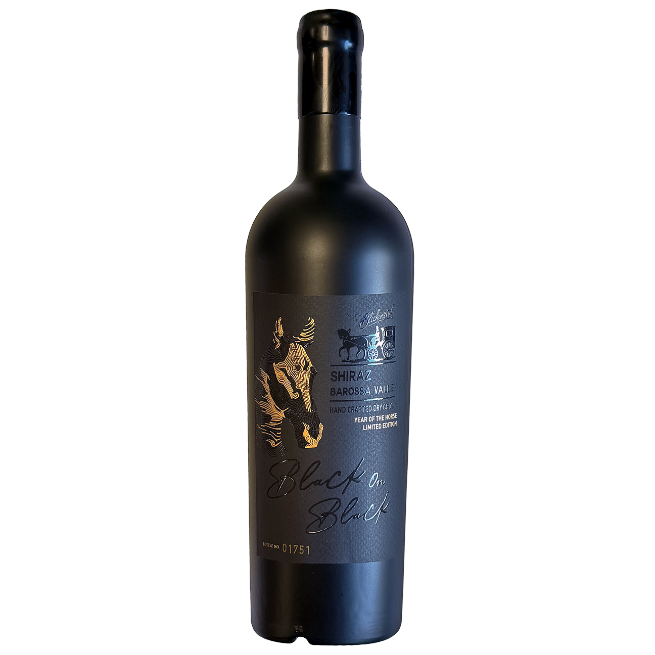 Blickinstal Black on Black Shiraz 2022 (Year of the Horse) Limited Edition (6 Bottles) Barossa Valley, SA