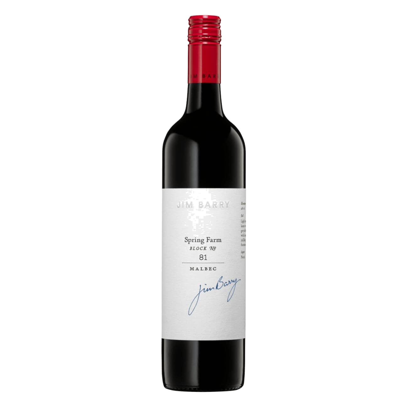 Jim Barry Spring Farm Block 81 Malbec 2021 (3 Bottles) Clare Valley, SA
