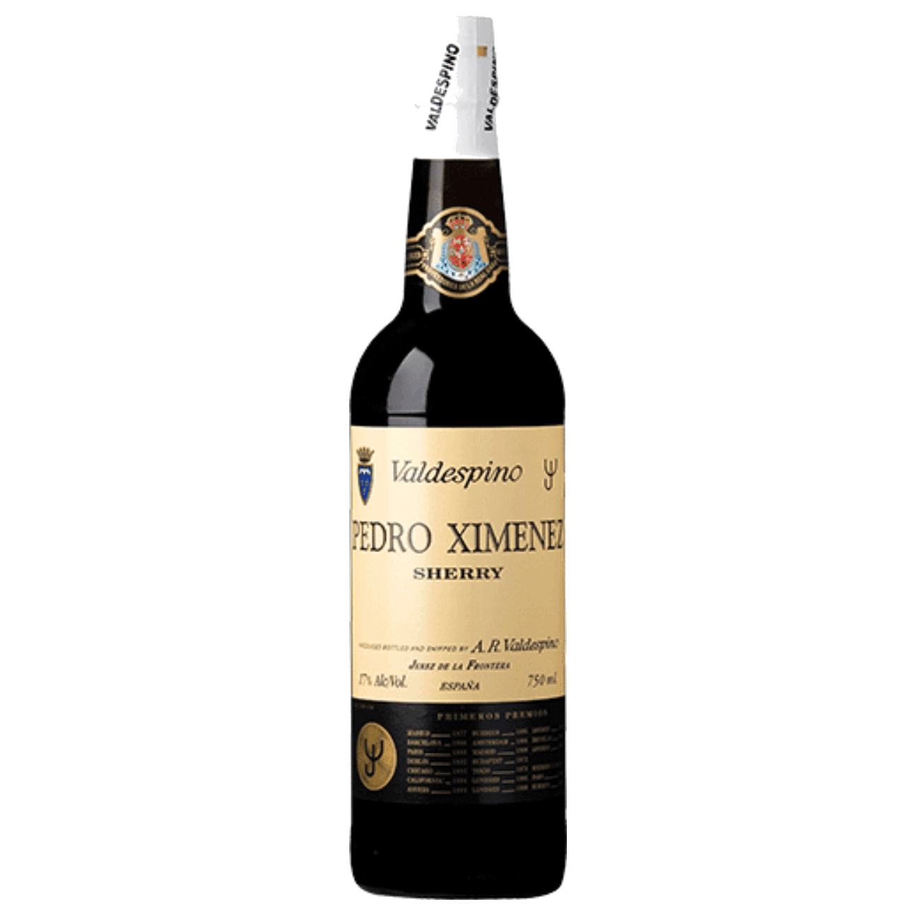 Valdespino Pedro Ximénez Yellow Label NV (6 Bottles) Jerez, Spain