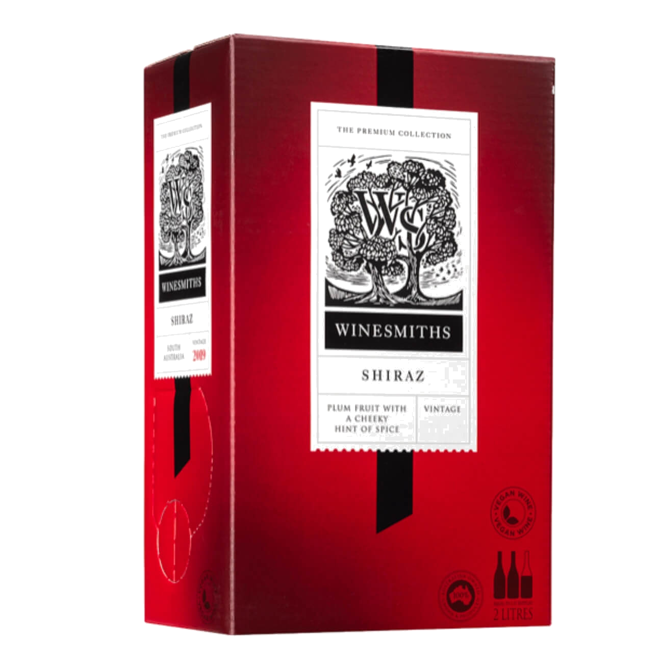 Winesmiths Premium Shiraz 2L (6 Pack) South Australia