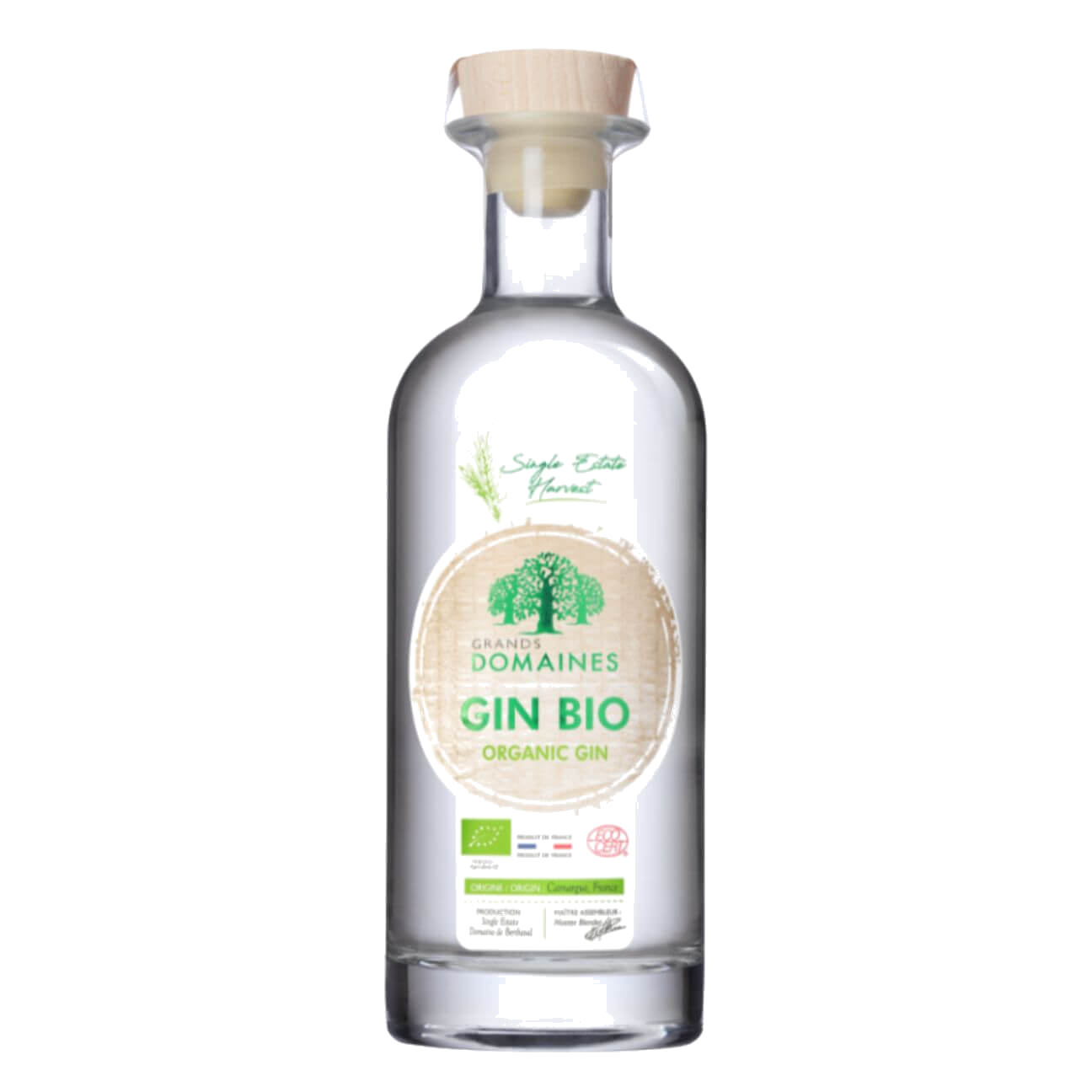 Grands Domaines Organic Gin Bio NV (6 Bottles) Camargue, France