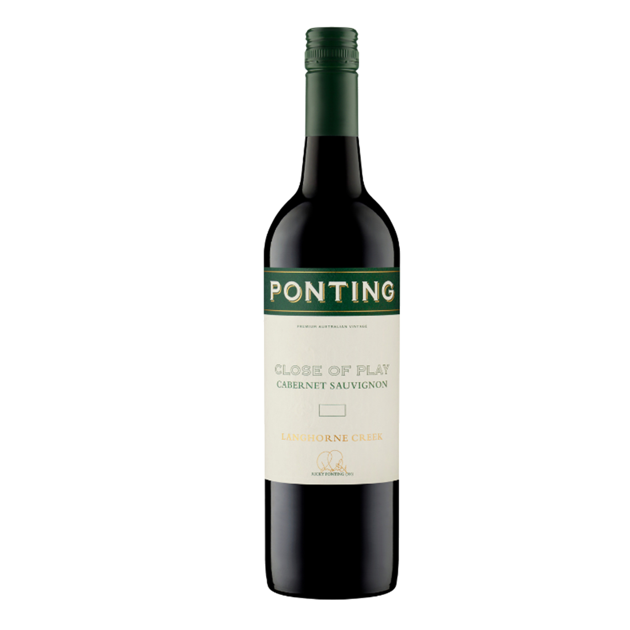 Ponting 'Close of Play' Cabernet Sauvignon 2023 (6 Bottles) Langhorne Creek, SA