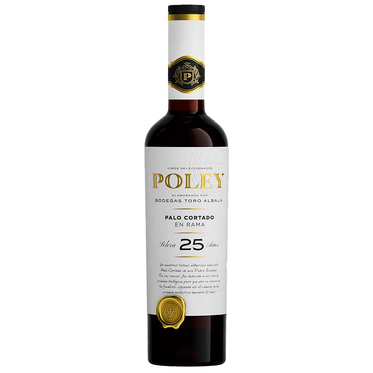 Toro Albala Poley Palo Cortado En Rama 25 Años NV (500ml) Sherry (6 Bottles) Montilla-Moriles, Spain