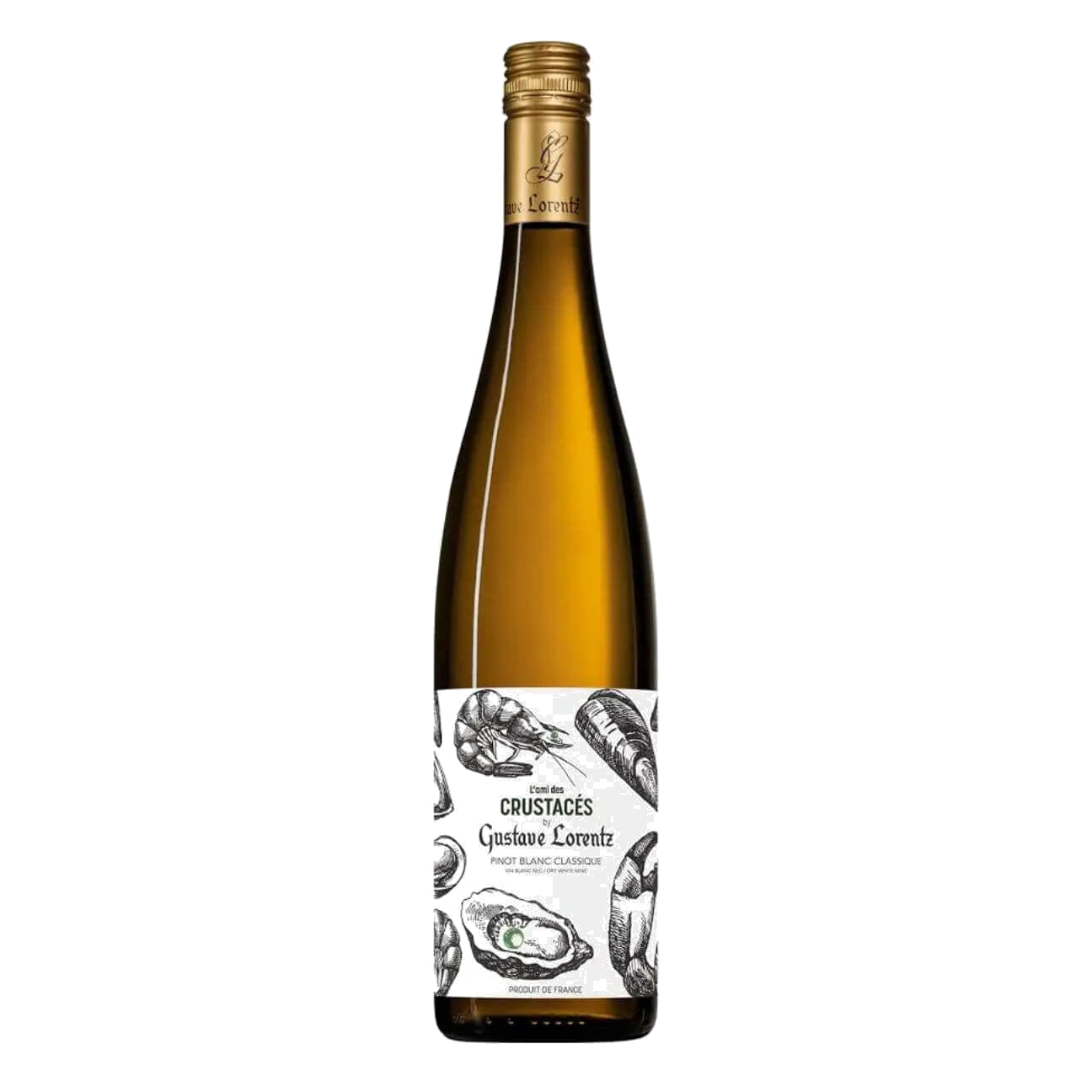 Gustave Lorentz 'L'ami des Crustacés' Pinot Blanc Classique 2024 (6 Bottles) Alsace, France