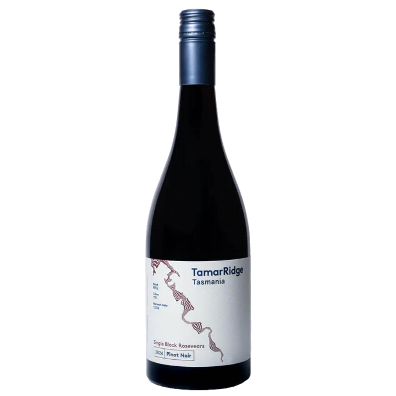 Tamar Ridge Single Block Rosevears Pinot Noir 2024 (6 Bottles) Tamar Valley, TAS