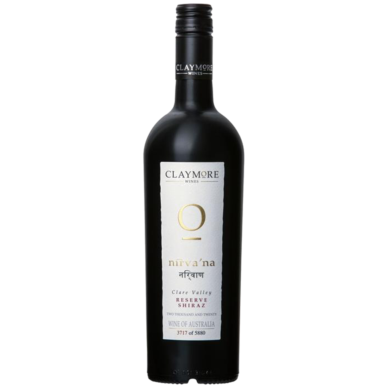 Claymore Wines Nirvana Reserve Shiraz 2022 (6 Bottles) Clare Valley, SA