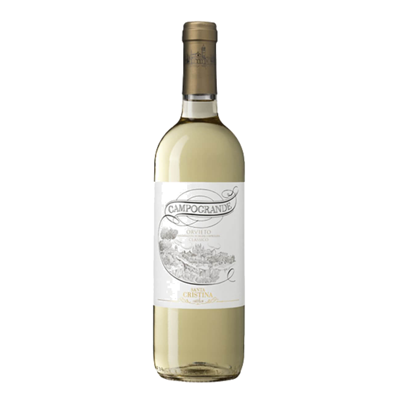 Antinori Santa Cristina Orvieto Classico Secco Campogrande DOC 2024 (6 Bottles) Tuscany, Italy