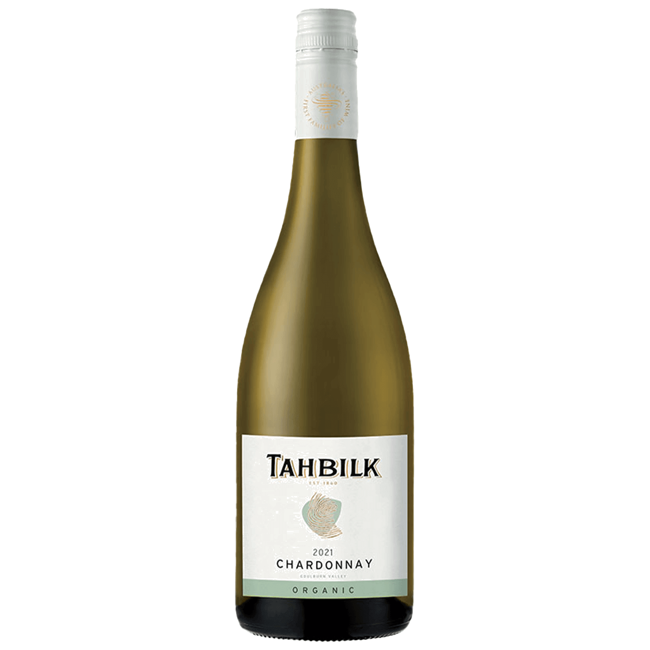 Tahbilk Winery 2021 Organic Chardonnay (12 Bottles) Nagambie, Victoria